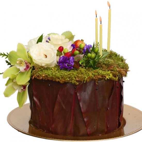 flower cake | Simple cake designs, Buttercream cake designs, Summer cakes