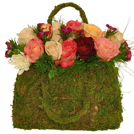 Shopping Bag With Red Roses Photograph by Cora Niele - Pixels